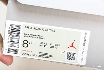 Flint” DJ5982-060 Jordan “Black Retro 13 Air 1027